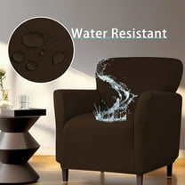 Chair Covers under $5! kkbbma Stretch Chair Covers Banquet Armchair Slipcovers Luxury Armchair Sofa Covers Chair Slipcover Anti-Slip Furniture Protector for Living Room Friendly for Kids Pets