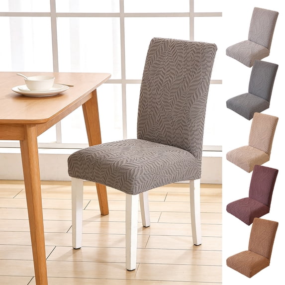 Chair Covers Dining Chair Covers, Elastic Knitted Polyester Protective Slipcovers for Home and Restaurant Furniture, Machine Washable Stretch Fit Seat Protectors, Topliu