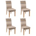 thumbnail image 1 of Chair Covers for Dining Room 4 Pack, Stretch Ethnic Tribal Dining Chair Covers, Washable Kitchen Slipcovers, Removable Seat Protector for Home or Party, 1 of 7