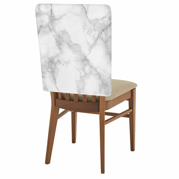 Chair Covers for Dining Room Abstract Gray White Stripes Set of 4 ...