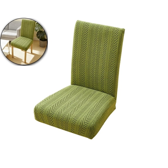 Chair Covers, Dining Room Chair Covers, Anti-cat Scratch, Washable, for Kitchen, Hotel, Banquet(Green)