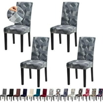 Chair Covers, Dining Room Chair Covers, Stretch Kitchen Chair Covers/Dining Room Chair Covers Set of 4, Removable Washable Dining Chair Slipcovers for Home, Hotel, Banquet