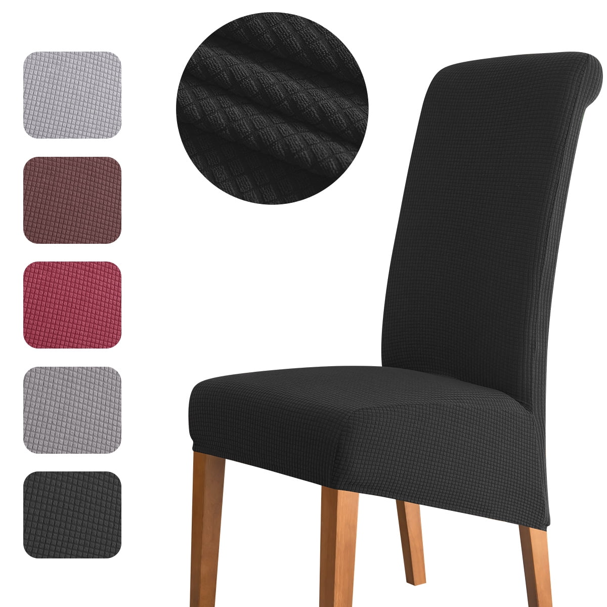 Homemaxs chair protector waterproof pvc dining chair covers removable sale