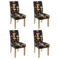 thumbnail image 1 of Chair Covers for Dining Room Set Of 4 Spandex Super Fit Stretch Removable Washable Kitchen Chair Slipcovers for Home Party Hotel Wedding Ceremony, Universal Size (mushroom), 1 of 7