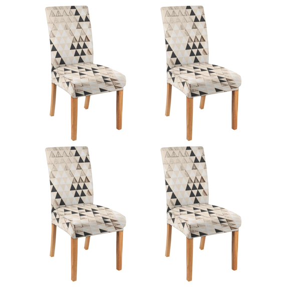 Chair Covers for Dining Room Set Of 4 Stretch Dining Chair Cover Removable Washable Chair Seat Protector Cover for Home Party Hotel Wedding Ceremony, Universal Size (Boho)