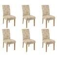 thumbnail image 1 of Chair Covers for Dining Room Set Of 6 High Stretch Removable Washable Chair Seat Protector Cover for Home Party Hotel Wedding Ceremony, Universal Size (Pineapple Fruit), 1 of 5