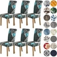 Chair Covers for Dining Room Set of 6,Stretch Spandex Parsons Chair ...