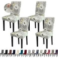 thumbnail image 1 of Chair Covers, Dining Room Chair Covers, Stretch Kitchen Chair Covers/Dining Room Chair Covers Set of 4, Removable Washable Dining Chair Slipcovers for Home, Hotel, Banquet, 1 of 6