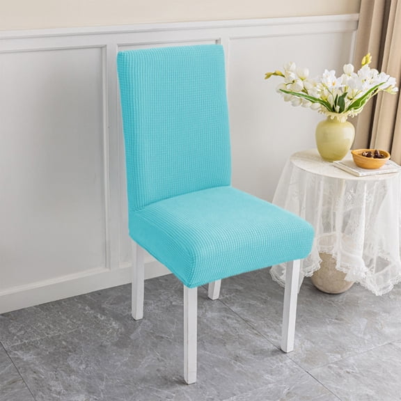 Chair Covers For Dining Room,Stretch Slipcovers With Full Elastic Fit,Stain-Resistant & Washable,Elegant Leaf Pattern for Dining Chairs Restaurant Stools Kitchen Wedding Banquet Decor-Mint Green