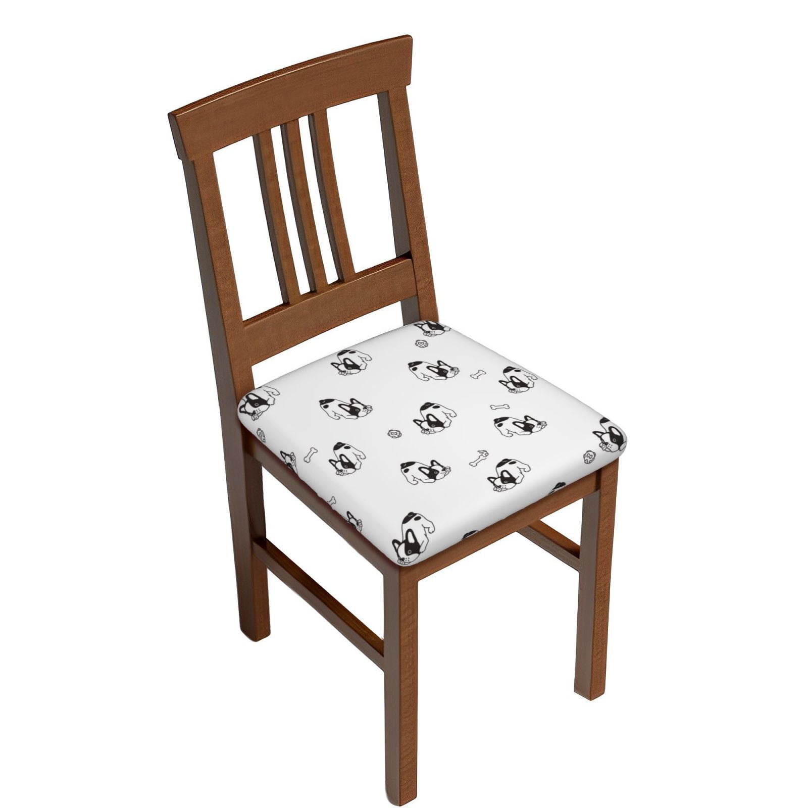 Chair Covers For Dining Chairs Cute French Bulldog Funny_A Soft