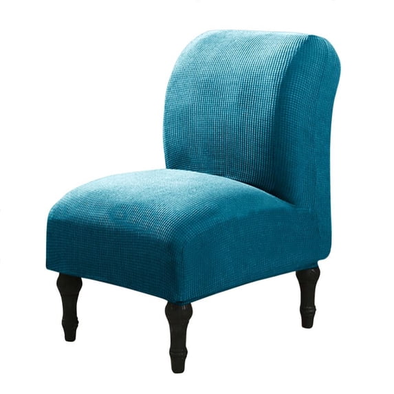 Chair Covers High Stretch Armless Chair Covers for Living Room Luxury Thick Velvet Chair Slipcovers Modern Furniture Protector with Elastic Bottom, Machine Washable