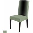 thumbnail image 1 of Chair Covers Ombre Black Sage Green Dining Chair Slipcovers Gradient Color Stretch Removable Chair Seat Protector Party Decoration Set of 6, 1 of 6