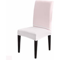 Chair Covers Pink Stripe Dining Chair Slipcovers Stripe Pink White Stretch Removable Chair Seat Protector Party Decoration Set of 1