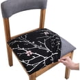 thumbnail image 1 of Chair Covers Seat Covers for Dining Room Chair Seat Covers 4PCS Removable Washable Upholstered Chair Seat Cushion Slipcovers Chair Protector with Elastic Bottom for Dining Room,Office, 1 of 6