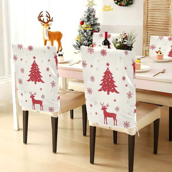 YAZAOO Chair Covers Set Home Kitchen Fashion Design Flake Party Decor Seat Back Cover Protector