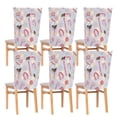thumbnail image 1 of YAZAOO Chair Covers Set Home Kitchen Holiday Treats Delight Party Decor Seat Back Cover Protector, 1 of 6