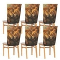 thumbnail image 1 of YAZAOO Chair Covers Set Home Kitchen Lions in Floral Embrace Party Decor Seat Back Cover Protector, 1 of 6