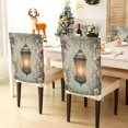 thumbnail image 1 of YAZAOO Chair Covers Set Home Kitchen Vintage Lantern with Floral Party Decor Seat Back Cover Protector, 1 of 6