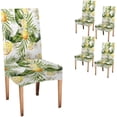 thumbnail image 1 of Chair Covers Set of 4 Lemon Slipcover Dining Chairs Covers Kitchen Chair Covers for Dining Chairs Living Room Restaurant Party Banquet, 1 of 5