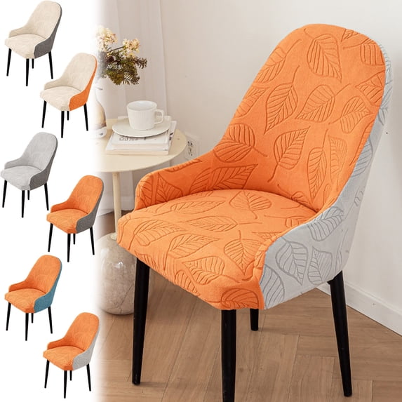 Chair Covers Slipcovers - Stretch Fit Dining Seat Protectors, Washable Nylon Spandex Fabric, Stain-resistant, Decorative Home & Banquet Decor, Topliu