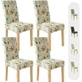thumbnail image 1 of Chair Covers for Dining Room 4 Pack, Stretch Dining Chair Cover, Washable Spandex Kitchen Parsons Chair Slipcovers,Chair Covers for Home or Party, 1 of 6