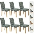 thumbnail image 1 of Chair Covers for Dining Room 6 Pack, Stretch Dining Chair Cover, Washable Spandex Kitchen Parsons Chair Slipcovers,Chair Covers for Home or Party, 1 of 6