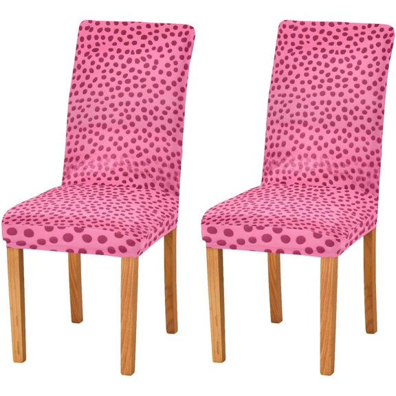 Chair Covers for Dining Room, Leopard Print Chair Slipcovers Removable Washable Chair Covers Protector Perfect for Home/Restaurant/Hotel 4PCS