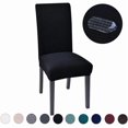 thumbnail image 1 of Chair Covers for Dining Room Set of 4/6, Parson Chair Slipcovers, Stretch Dining Seat Covers, Kitchen Chair Covers-DealsFoYouDays, 1 of 10