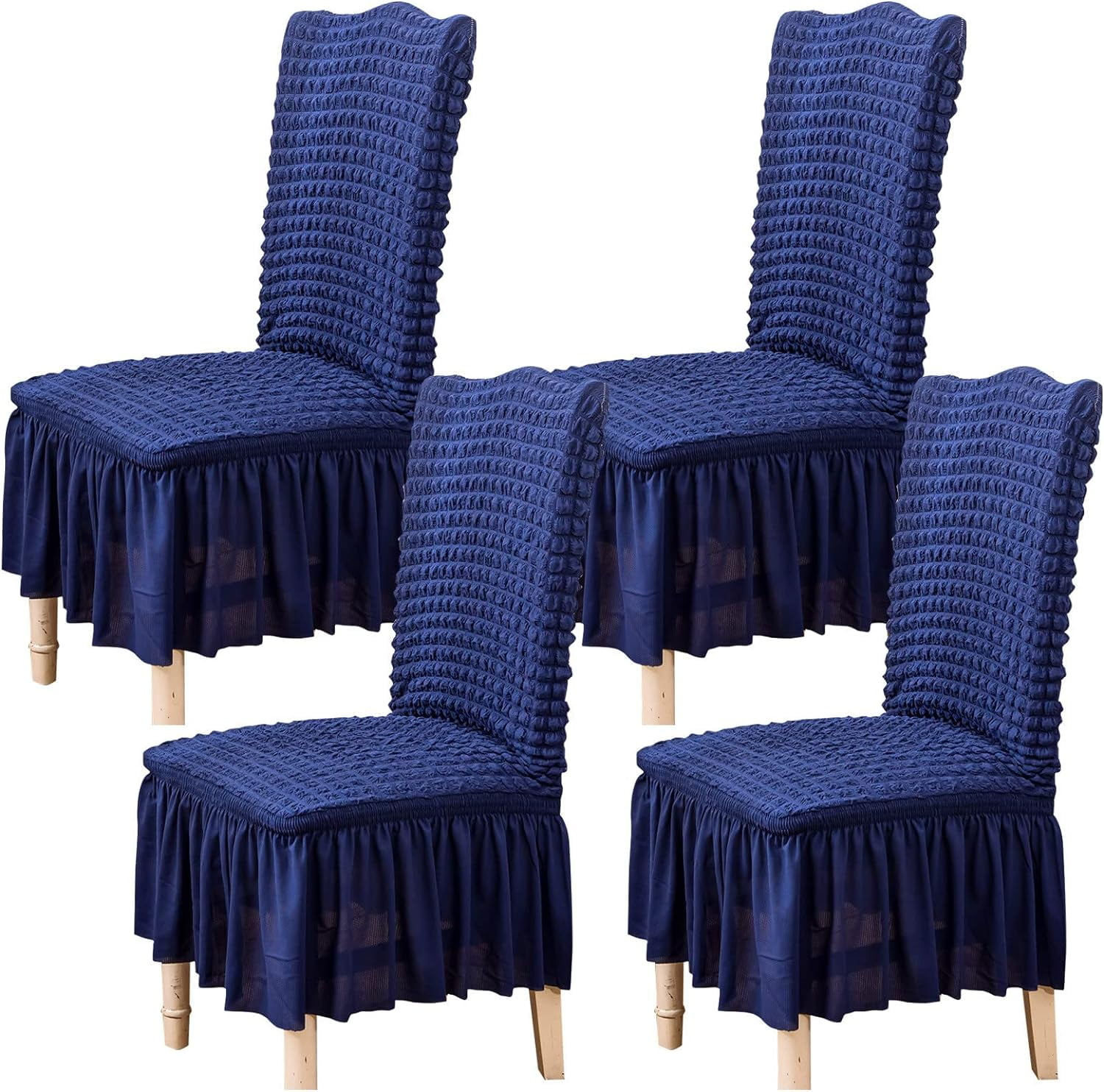 Chair Covers for Dining Room Set of 4 Stretch Chair Slipcovers with