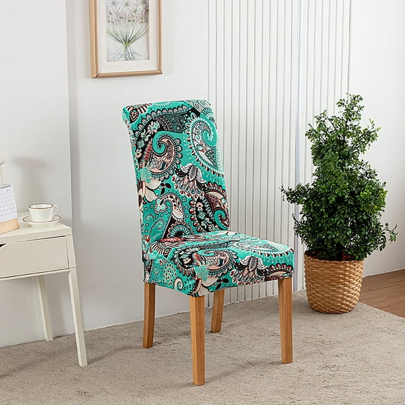 Chair Covers for Dining Room Set of 4,Stretch Spandex hair Slipcovers 4 Pack,Removable Washable Chair Protector for Kitchen,Diner,Party,Wedding 