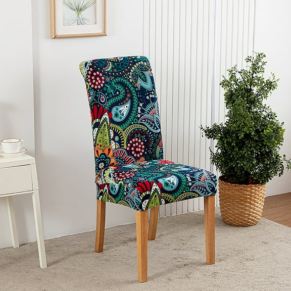 Chair Covers for Dining Room Set of 4,Stretch Spandex hair Slipcovers 4 Pack,Removable Washable Chair Protector for Kitchen,Diner,Party,Wedding ﻿ ﻿