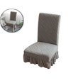 thumbnail image 1 of Chair Covers for Dining Room, Stretch Jacquard Dining Chair Slipcover Covers, Removable Washable Waterproof Chair Covers, 14.96"x16.54", 1 of 6