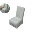 thumbnail image 1 of Chair Covers for Dining Room, Stretch Jacquard Dining Chair Slipcover Covers, Removable Washable Waterproof Chair Covers, 15.75"x19.69", 1 of 6