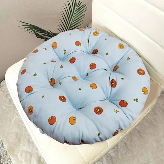 Chair Cushion 1PC 17.72x17.72in, Seat Cushion with Memory Foam Thickened Soft Filled Support Long Sitting Comfort Kitchen Dining Patio Use(Blue),Ccwuwei