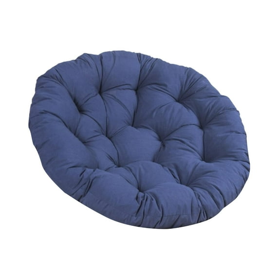 Chair Cushion 20inch Egg Chair Cushion (Only Cushion) Multifunctional Garden Chair Mat for Rocking Chair Seats Sturdy Dark Blue