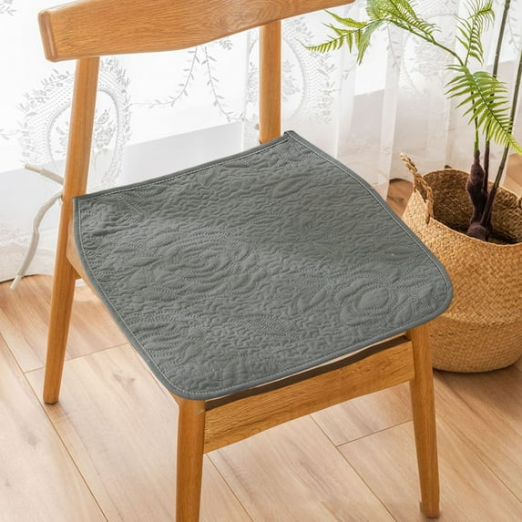 Chair Cushion under $5! Xqxayjr Rose Pattern Chair Cushion, Non-Slip Seat Pad for Office Dining Chair, Washable Thin Comfort Cushion for Computer Chair, Home Decor Accent Pillow