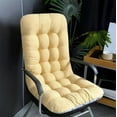 thumbnail image 1 of Chair Cushion with Back, 37x17.3" High Back Support Thicked Seat Cushion with Non-Slip Bottom, Comfortable Soft Seat Pad for Kitchen Garden Office Car, 1 of 6