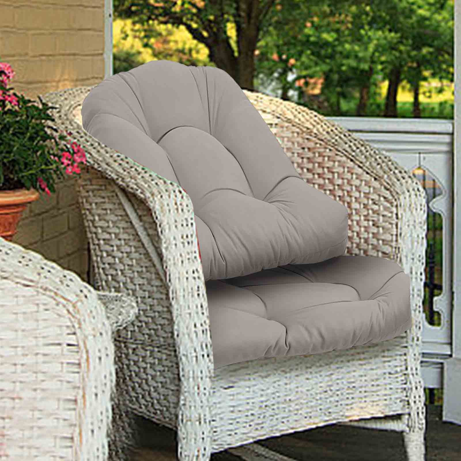 Chair Cushion with Back Cushion, Outdoor Backrest Cushion, Backrest Cushion Patio, Back Chair Cushion Indoor and Outdoor Porch Wags Cushion Rainproof Rocking Chair Cushion on Clearance