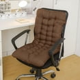 thumbnail image 1 of Chair Cushion with Back, Non-Slip Rocking Chairs Pad, High Back Seat Cushion, Soft Folding Chairs Pads with Lumbar Support for Office Car Home Dining Room Kitchen, 1 of 6