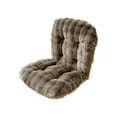 thumbnail image 1 of Chair Cushion Black Thickened Chair Cushion Non-Slip Seat Pad 80x45cm Plush Office Chair Cushion with Straps for Desk Chair Dining Chair Stool Seat Cushion, 1 of 7