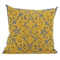 thumbnail image 1 of Chair Cushion Cover, Throw Pillow Cover For Couch, Grey 18x18 inch (45x45 cm) Free Hand Damask Beaded Decorative Pillow Covers, Modern Style, Abstract Pattern - New Beginnings, 1 of 2