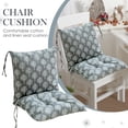 thumbnail image 1 of Chair Cushion For Dining Chair, Kitchen Chair & Outdoor Chair, 1-Pack Removable Backrest With Ties, All-In-One Non-Slip Seat Pad For Comfortable Seating, 1 of 6
