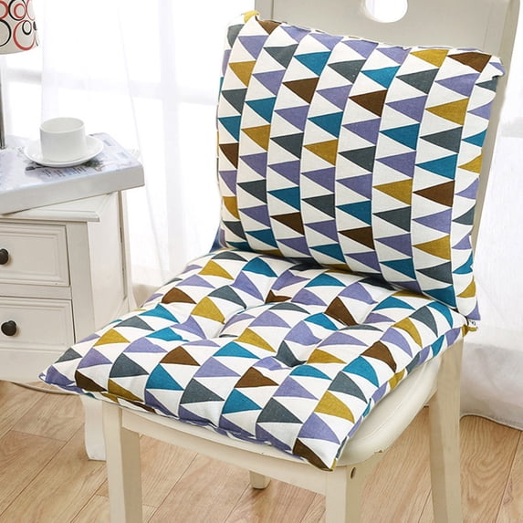 Chair Cushion, Rocking Chair Cushions High Back, Connected Cushion Office Student And Children's Home Chairs With Straps Suitable For Chairs,15.74x15.74inch