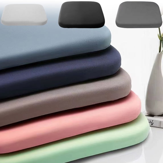 Chair Cushion - Slow Recovery Memory Foam Cushion for Kitchen, Dining, Classroom, Office, and Car - Detachable and Washable Cushion Cover, Breathable, Comfortable, Non-Slip Bottom