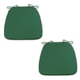 thumbnail image 1 of Chair Cushion with Ties for Dining Chairs - Memory Foam Non Slip Kitchen Chair Pad and Dining Seat Cushion with Machine Washable Cover Set of 4 [16.1 x 17.3 Inches] (Red, 1), 1 of 2