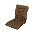 thumbnail image 1 of Chair Cushion With Backrest-Integrated Lumbar Support – Thickened Seat Pad, All-Season, Multi-Purpose, Soft Corduroy Cover, Nylon-Spandex Filling, 1 of 6