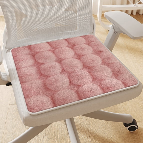 Chair Cushion for Desk Chair Soft Plush Nonslip Seat Cushions Washable Kitchen Dining Chair Pads with Ties Office Car Sitting Chair Pads