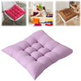 thumbnail image 1 of Chair Cushion with Ties for Dining Chairs Bright Color Square Thick Seat Cushion for Kitchen Dining Office Chair, 1 of 5