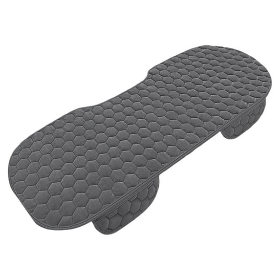 Chair Cushions Car Seat Cushion Winter Plush No Backrest No Binding Warm Cushion Car Cushion Back Seat Tailbone Pain Relief Cushion