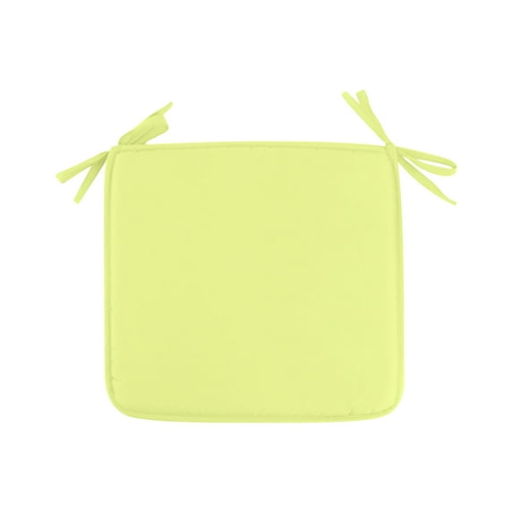 Chair Cushions for Dining Chairs Seat Cushion for Car Seat Square Strap Garden Chair Pads Seat Cushion for Outdoor Bistros Stool Patio Dining Room 15.7x15.7Inch, Yellow